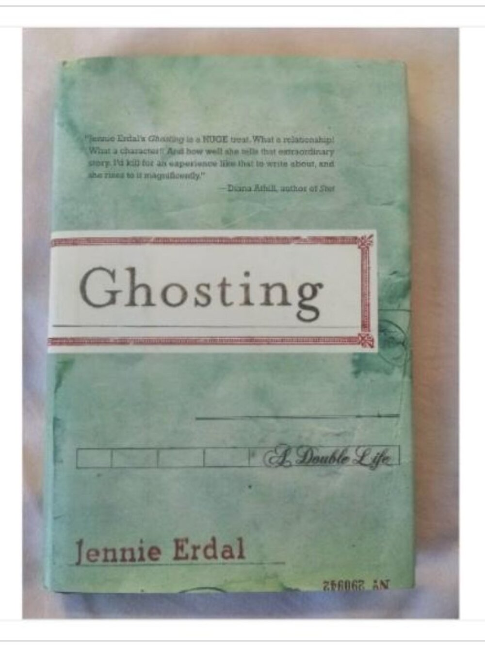 Ghosting: A Memoir Jennie Erdal 2004 Hardcover Book Vintage Novel Read Classic